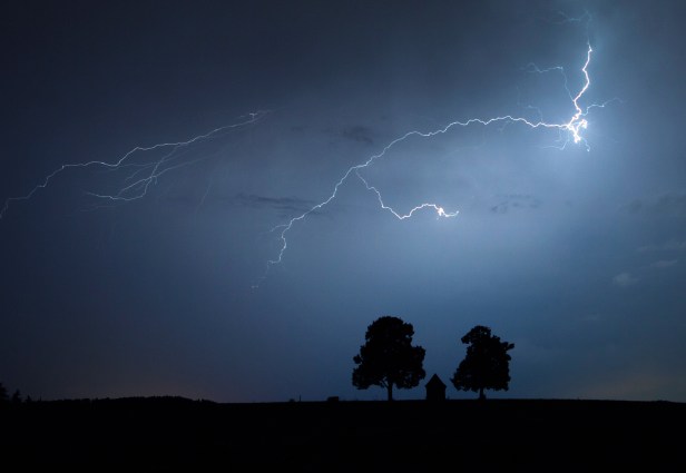 Thunderstorm near Rottweil